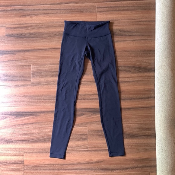 Lululemon wunder under leggings Navy sz 4 - Picture 5 of 11
